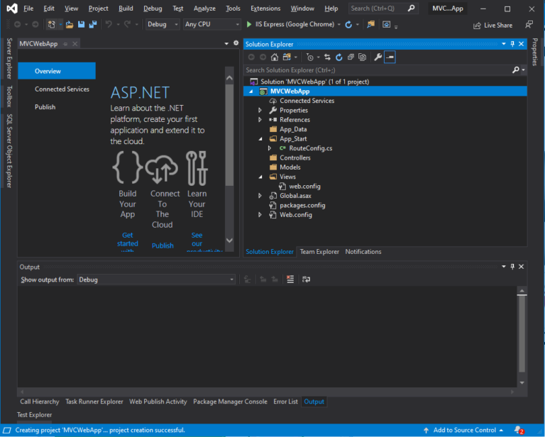 How to Create an ASP.NET MVC Application