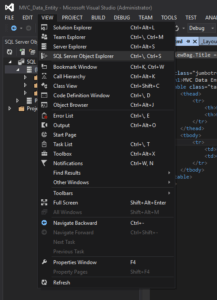 SQL Server Object Explorer in Visual Studio | FreeCode Spot