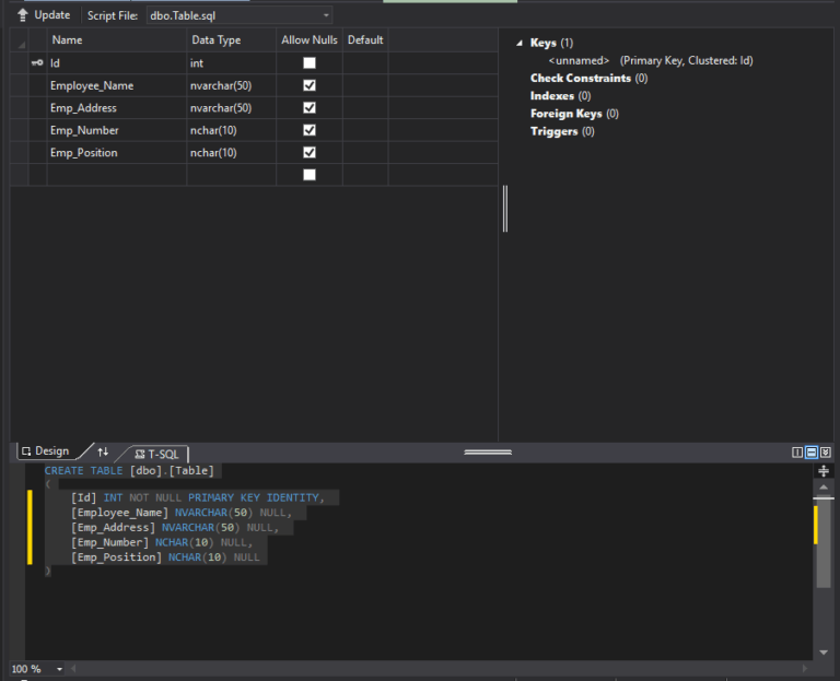 SQL Server Object Explorer in Visual Studio | FreeCode Spot