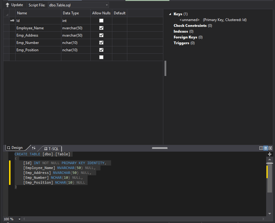 SQL Server Object Explorer in Visual Studio FreeCode Spot