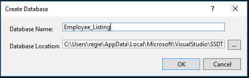 How to Create Database