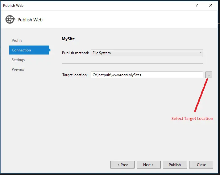 how to deploy asp.net web application in iis