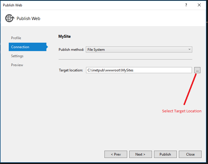 how to deploy asp.net web application in iis