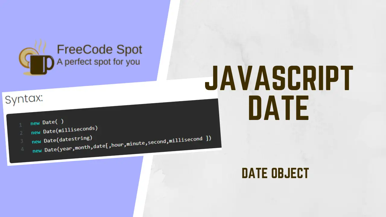 Javascript Date object