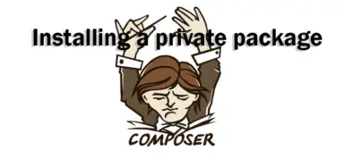 install private package with composer