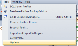 Display line numbers in SQL Server Management Studio | FreeCode Spot