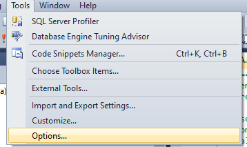 Display line numbers in SQL Server Management Studio | FreeCode Spot