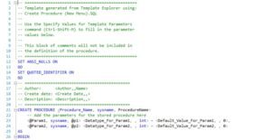 Display line numbers in SQL Server Management Studio | FreeCode Spot