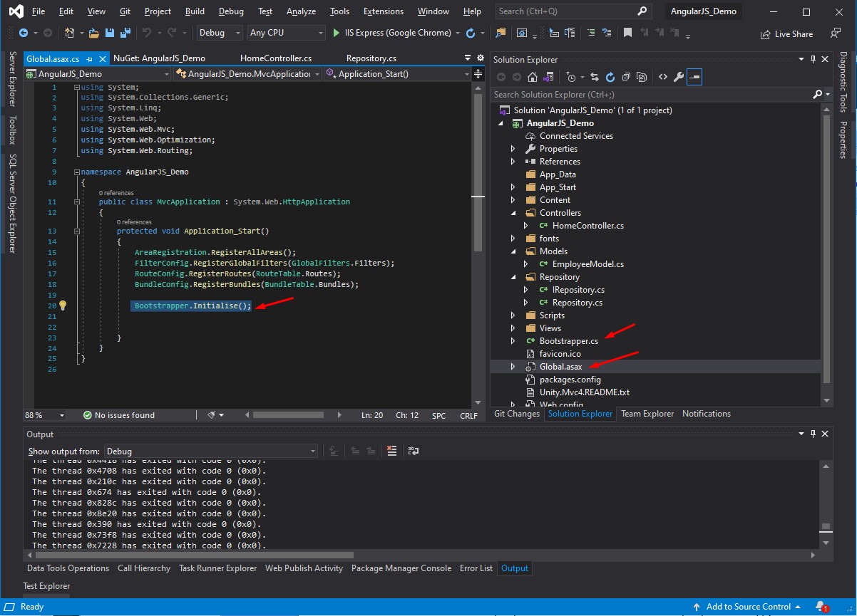 AngularJS with ASP NET MVC Application | FreeCode Spot