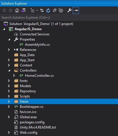 angularjs application with asp net mvc