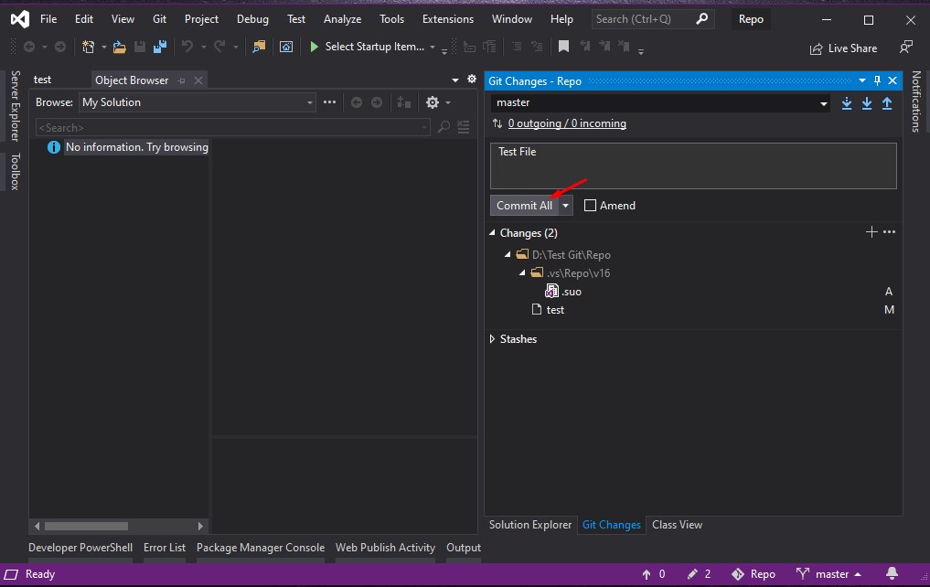 How to create your own local Git repository on Windows