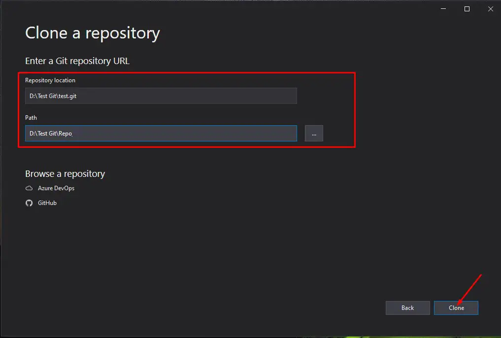 How to create your own local Git repository on Windows