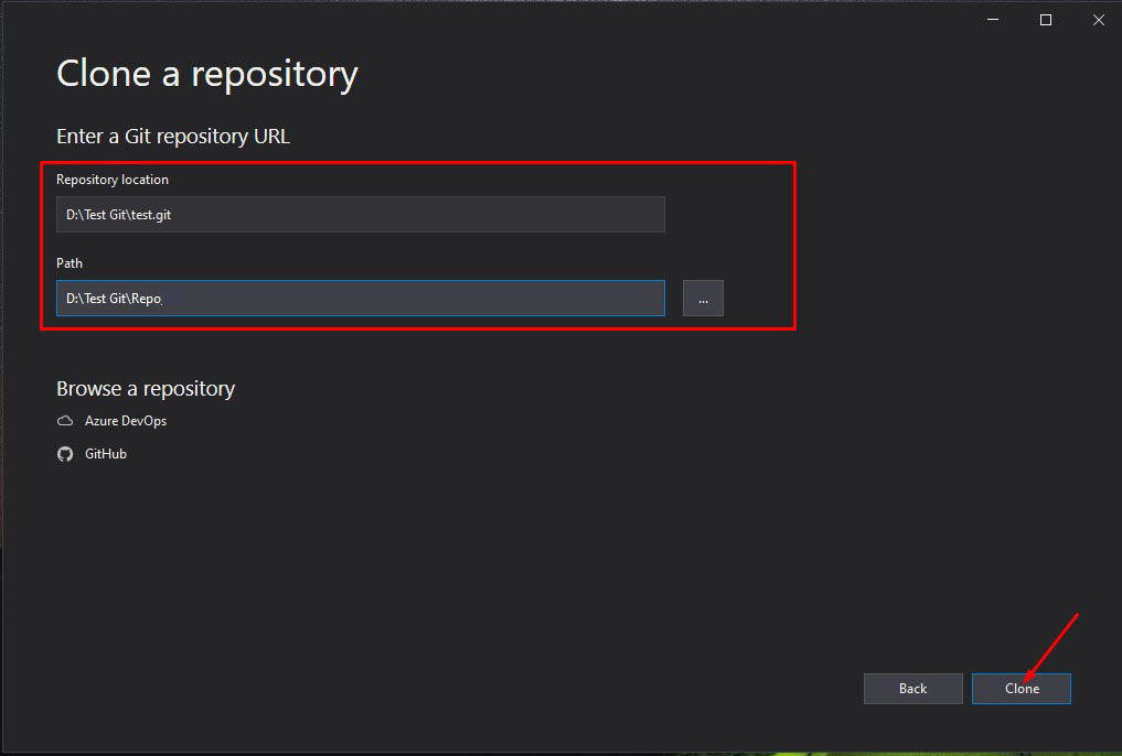 How to create your own local Git repository on Windows