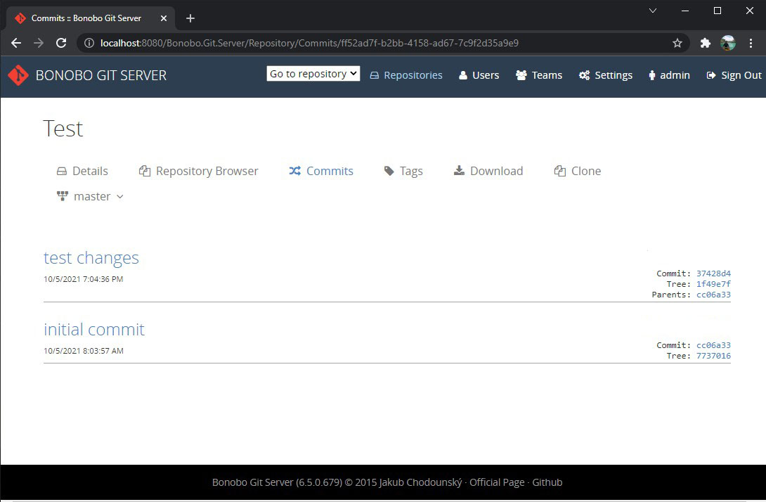How to create local git server on windows