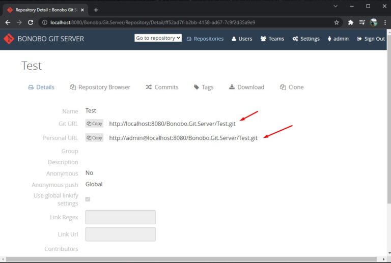 How to create local git server on windows