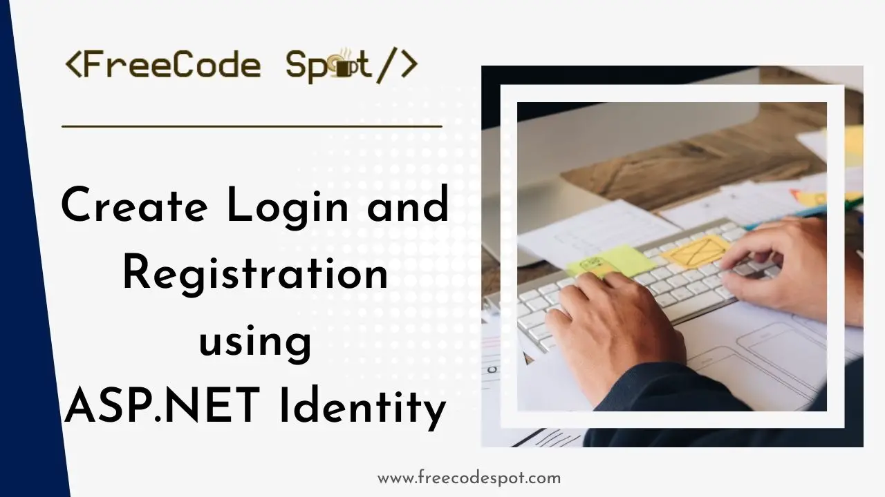 Login and Registration using Identity