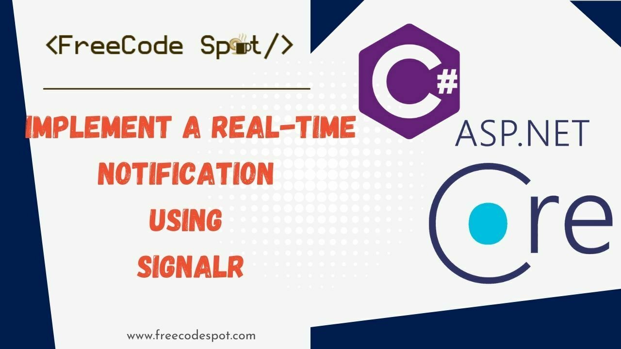 How to Display Database change notification using SignalR in ASP.NET CORE