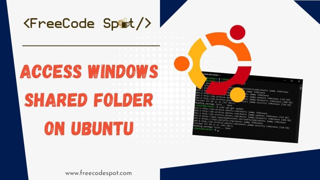 access shared folder windows 10 from ubuntu