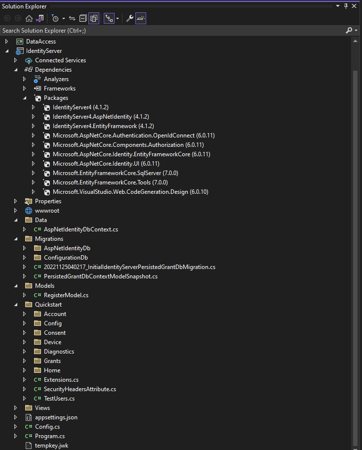 Secure .NET Core Web APP using Identity Server 4