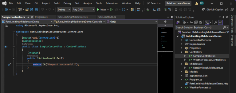 How to Implementing Rate-Limiting Middleware in .NET Core 8